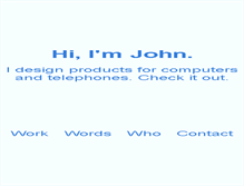 Tablet Screenshot of johndonmoyer.com